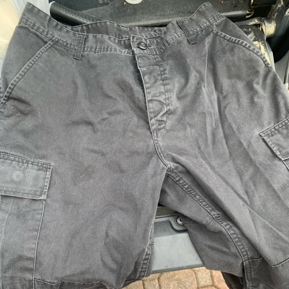 Vintage Black Cargo Pants